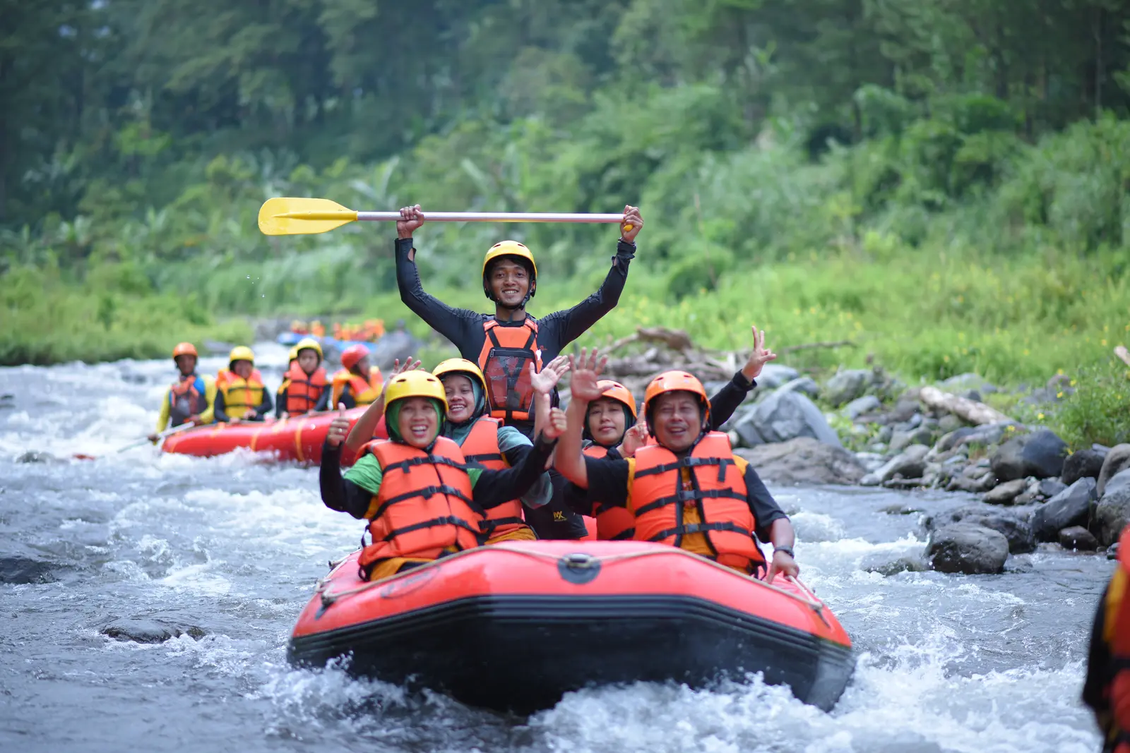 River Rafting di Kalisawah Adventure